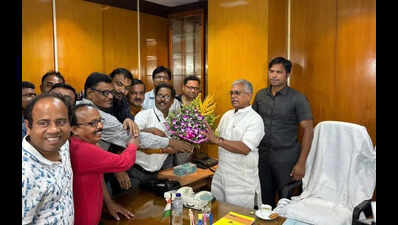 Dilip takes charge, flags staff & agrarian crisis, vows overhaul
