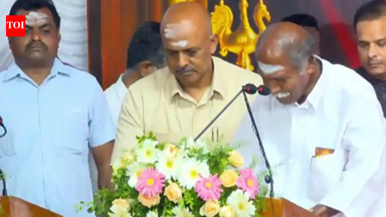 N Rangasamy Sworn in as Puducherry Chief Minister for the Fifth Time ...