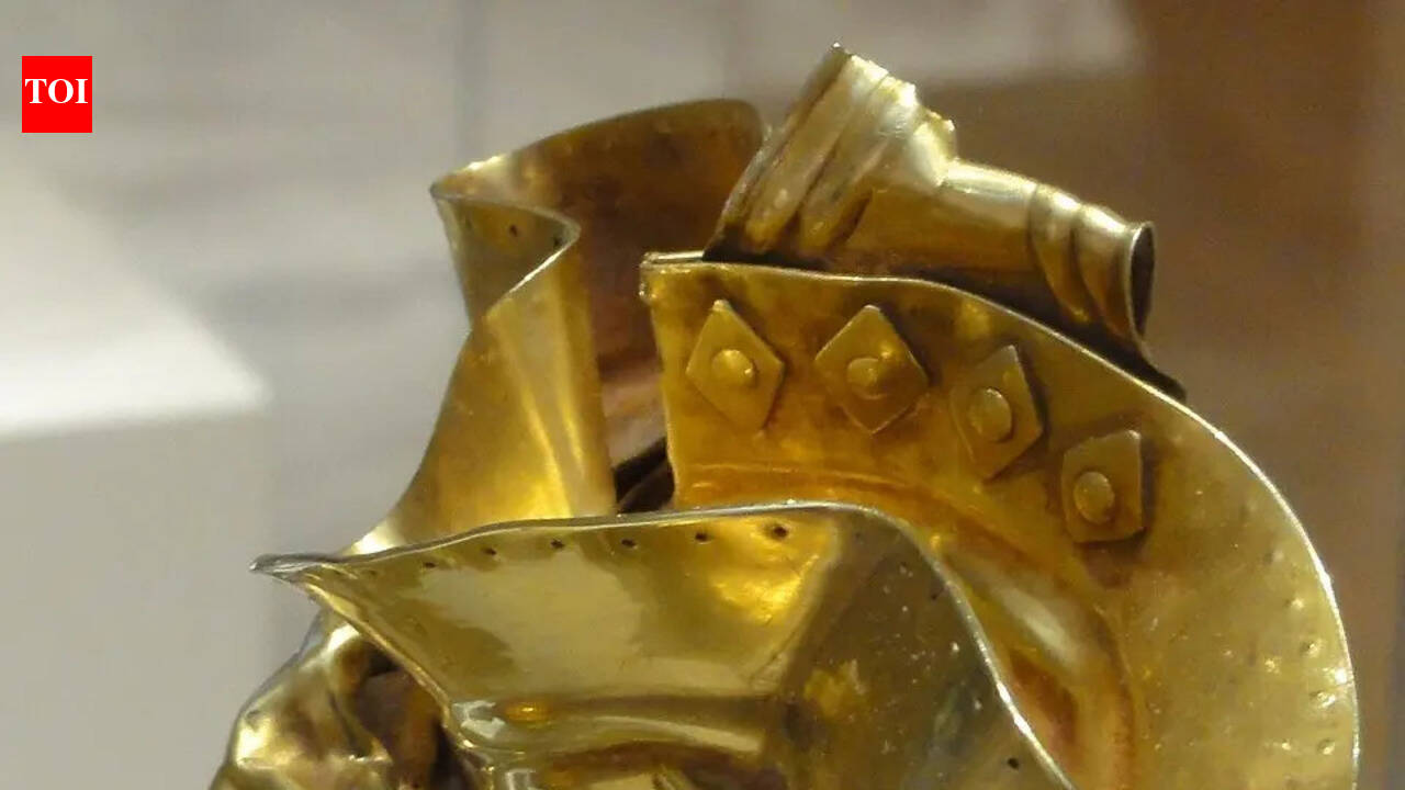 In 2001, a metal detectorist in a Kent field found a 'crumpled piece of scrap' that was actually a 4,000-year-old royal treasure