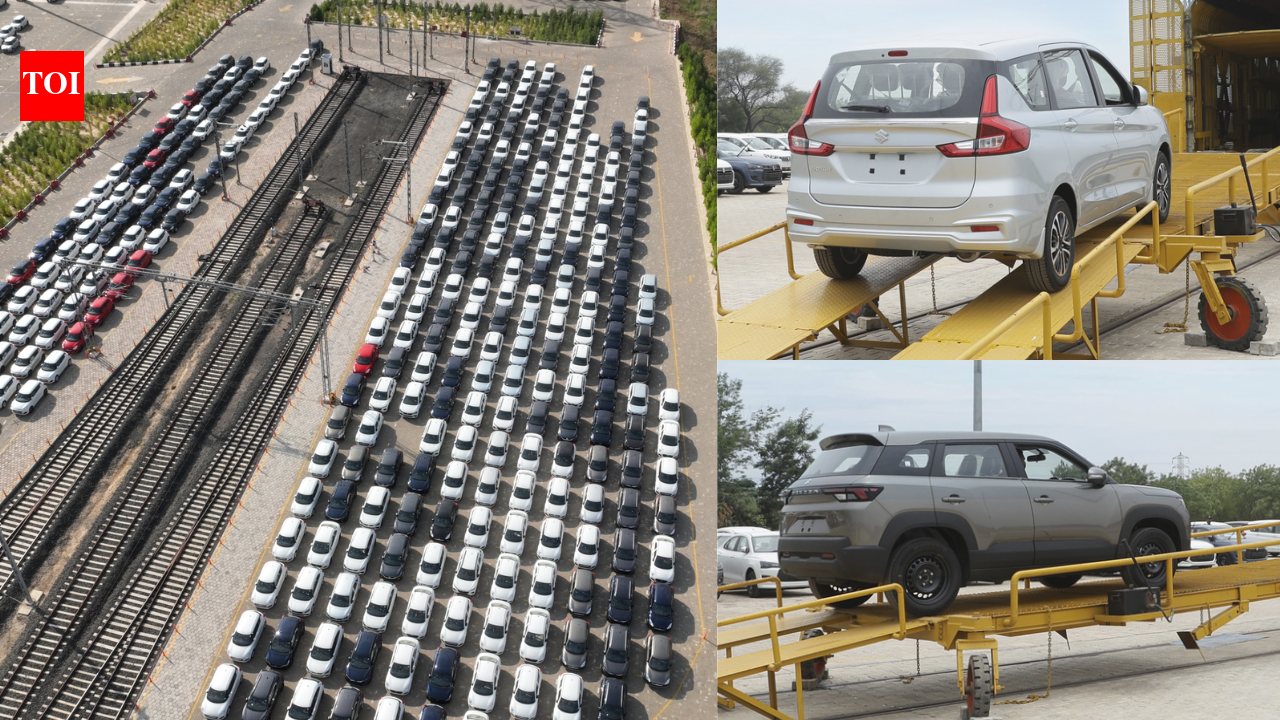 Maruti Suzuki uses railways to move three million vehicles: Reasons explained