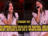 'Straight ick': Olivia Rodrigo faces backlash for 'babydoll' dress at concert, netizens claim she is 'infantilising herself'