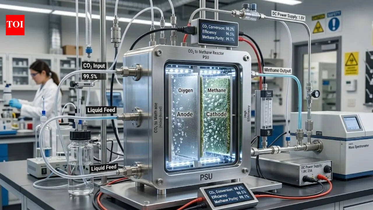 Scientists built a ‘zero-gap’ reactor that turns carbon dioxide into methane with 95% efficiency