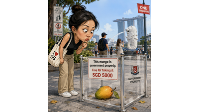 Picking up a fallen mango could cost you Rs3.5 lakh in Singapore