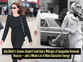 Did Alia Bhatt channel Jacqueline Kennedy Onassis at Cannes? The airport styling everyone missed