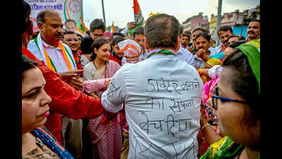 Congress alleges BJP links in NEET paper leak, questions Raj govt’s inaction