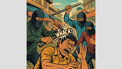 Masked men attack businessman in Indore market