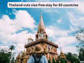 Thailand cuts visa-free stay for 93 countries; see if India is on the list and what it means for travellers