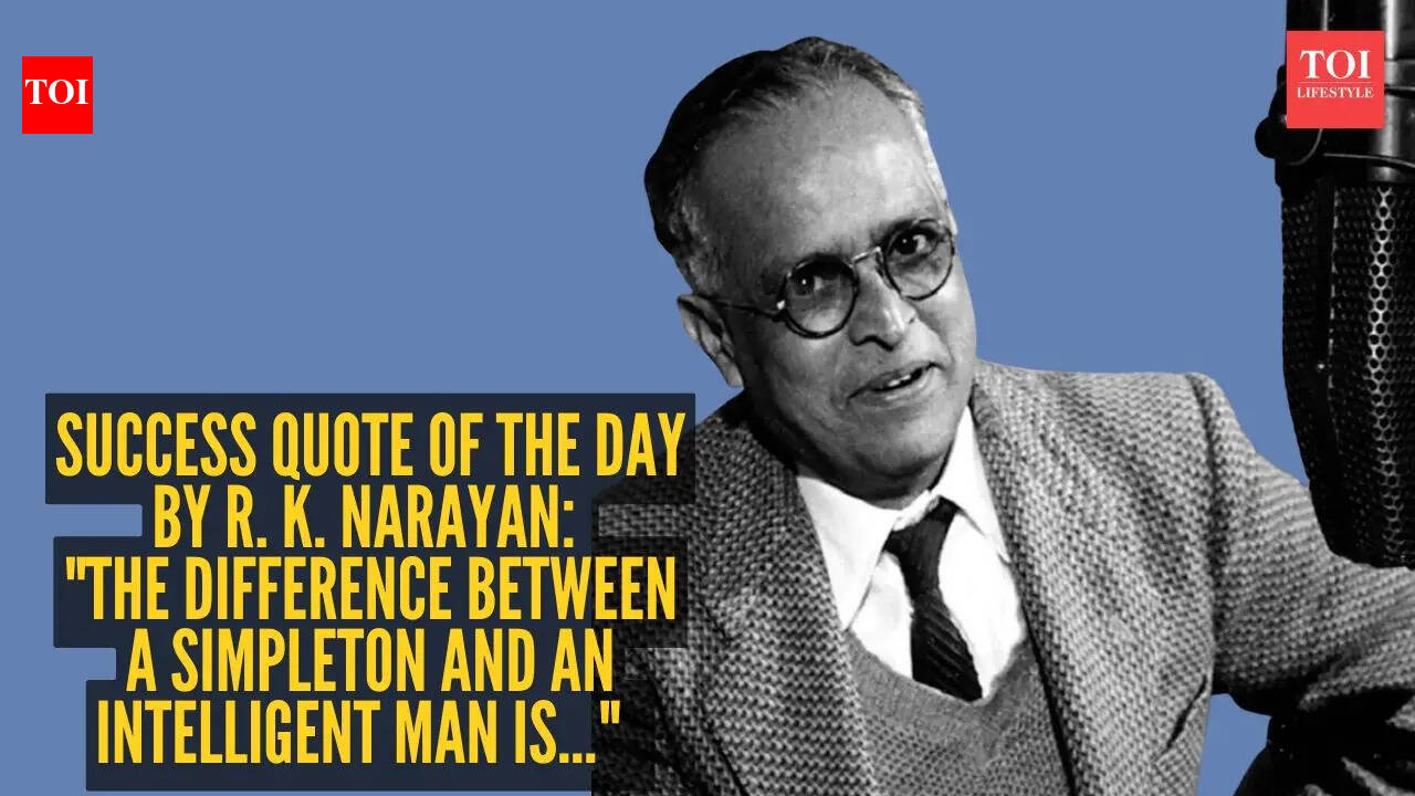R. K. Narayan Quote: Success quote of the day by R. K. Narayan: “The difference between a simpleton and an intelligent man is…” R. K. Narayan Quote: Success quote of the day by R. K. Narayan: “The difference between a simpleton and an intelligent man is…”