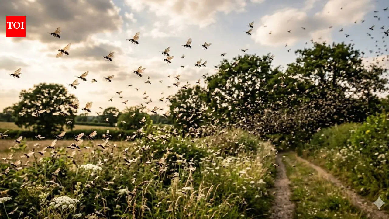Why do flying ants suddenly appear after rain and humid weather: The ...