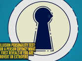 Optical illusion personality test: Keyhole or a person crying? What you see first reveals if you are introvert or extrovert
