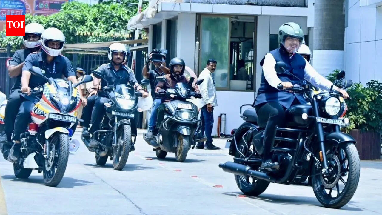 Royal Enfield Classic 350; Maharashtra CM rides RE Classic 350, skips official car: Here's why |