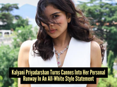 Kalyani Priyadarshan rejects fairytale gowns for a crisp white Cannes power look