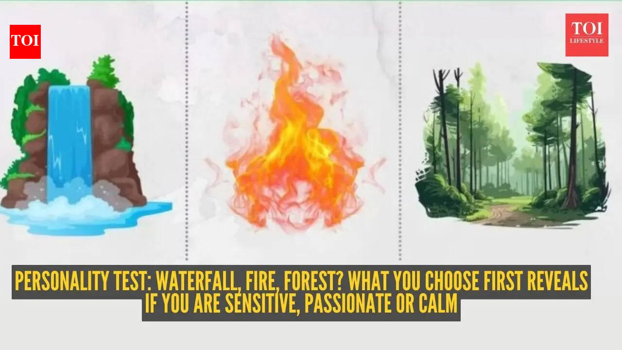 Personality test: Waterfall, fire, forest? What you choose first reveals if you are sensitive, passionate or calm