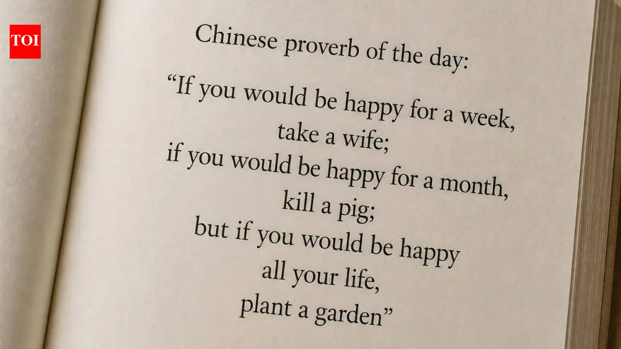 Chinese proverb of the day: “If you would be happy for a week, take a wife; if you would be happy for a month, kill a pig; but if you would be happy all your life, plant a garden”
