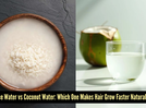 Rice water vs coconut water for hair growth: Which works better in summer?