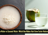 Rice water vs coconut water for hair growth: Which works better in summer?