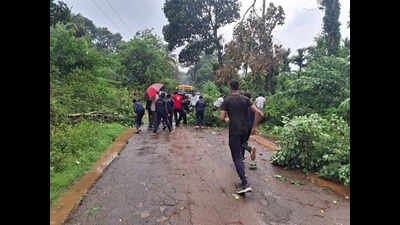 Heavy rain disrupts traffic and power in Kodagu