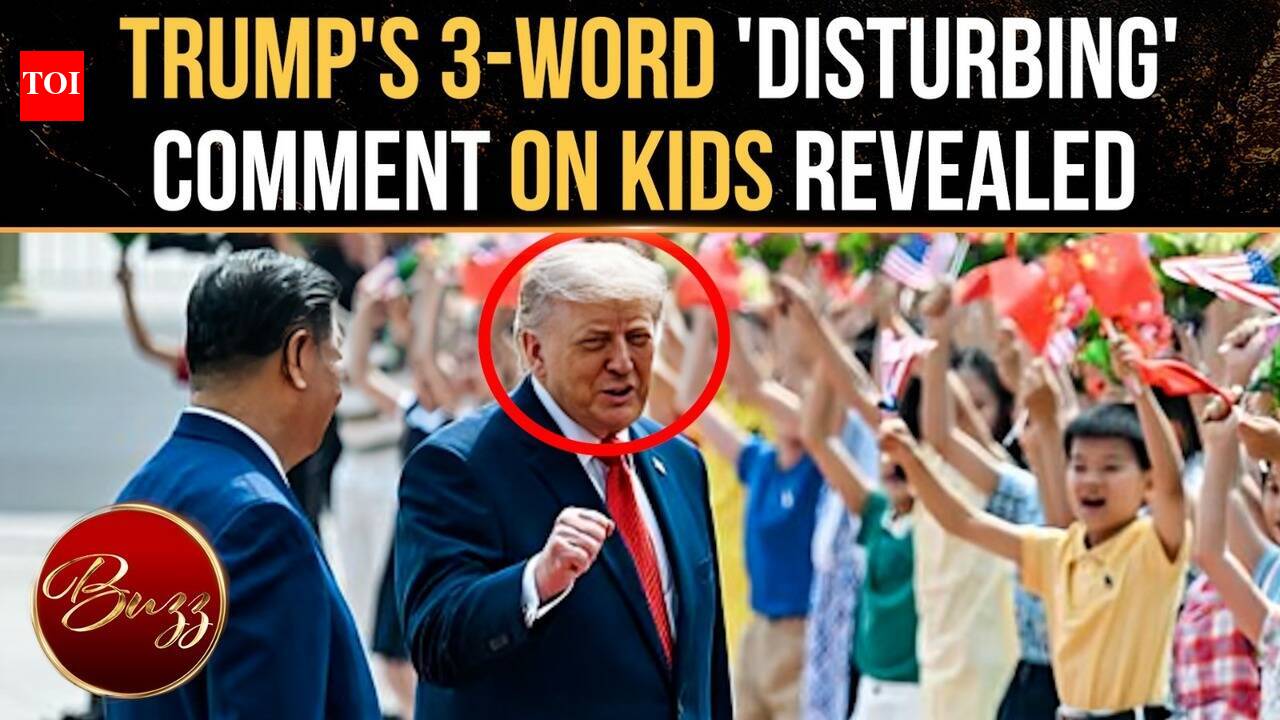 Trump's 'CREEPY' Words About Children At Xi Summit Leave Social Media Horrified | WATCH