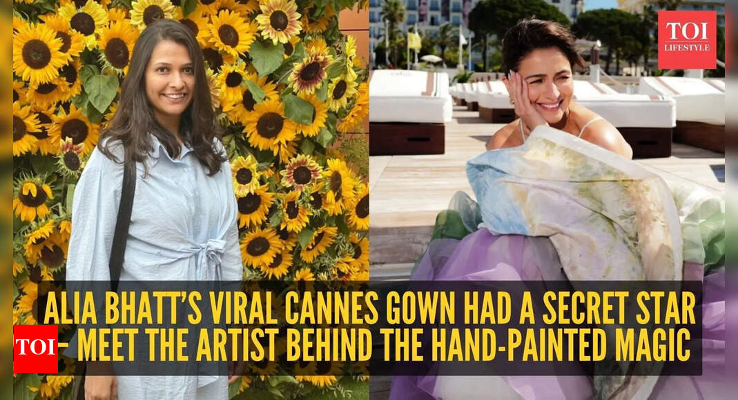 Loved Alia Bhatt's Cannes gown? Meet Basuri Chokshi, the artist behind the hand-painted masterpiece