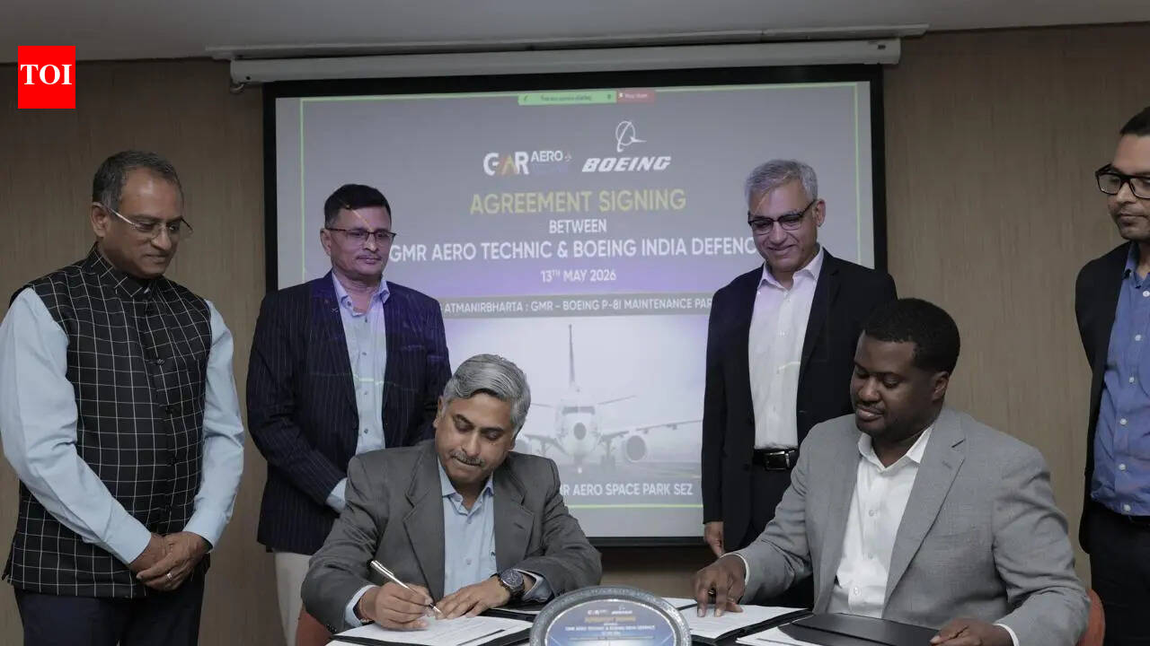 GMR Aero Technic inks pact with Boeing India to service P-8I aircraft in city