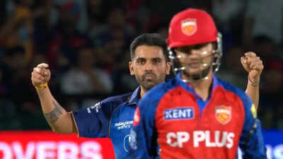 Deepak Chahar’s reaction after deceiving Priyansh Arya with variation in MI vs PBKS match goes viral – Watch
