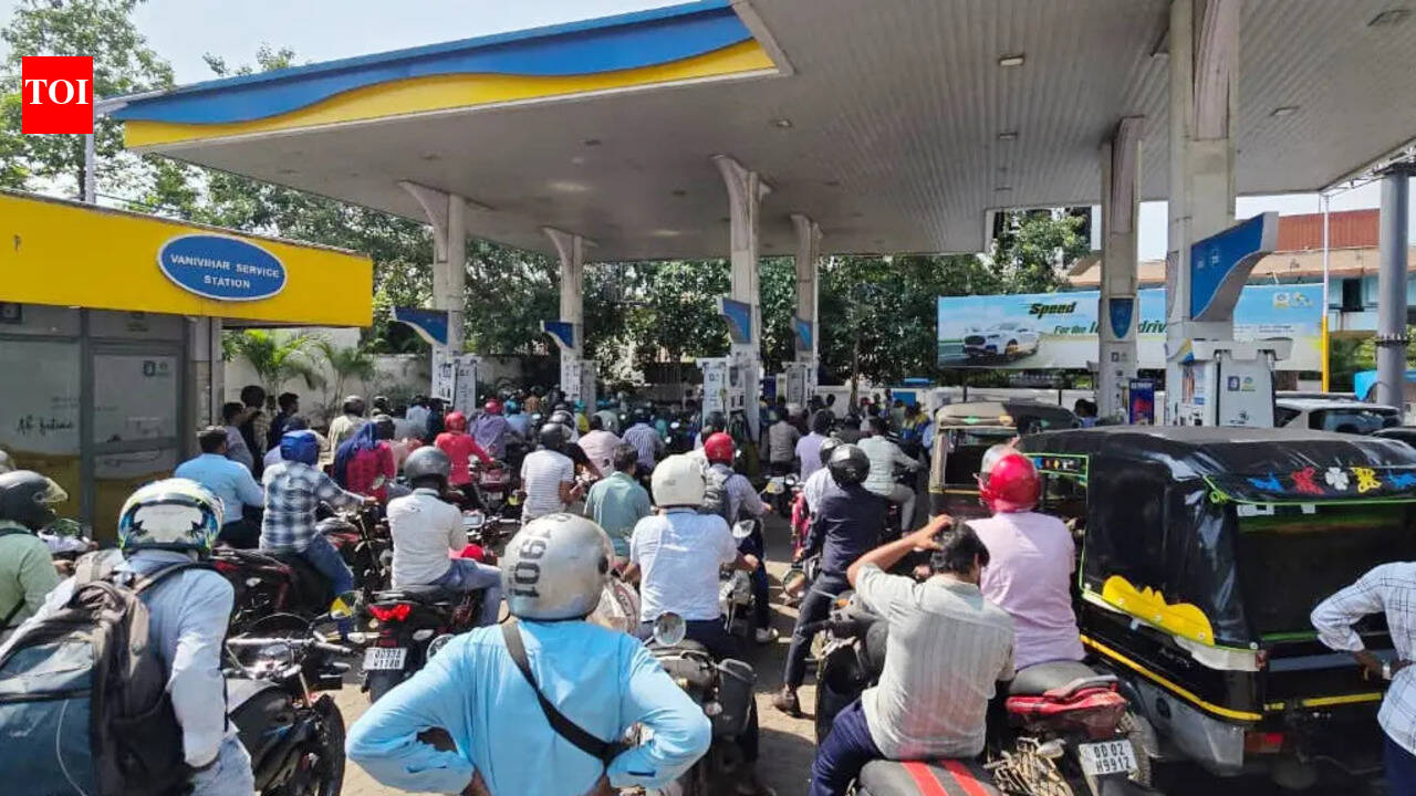 Panic buying of fuel: Petrol pumps exhaust daily stock