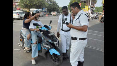 775 helmetless riders nabbed on 4th day of drive