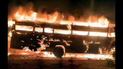 Bus-tanker collision leaves four dead, ten hurt near Chotila