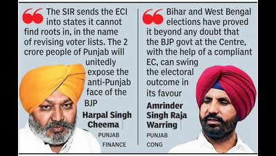 ‘Why not earlier?’: Cong leaders slams EC’s announcement of SIR in Punjab