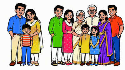 Half of Guj families nuclear - 56% urban, 50% rural