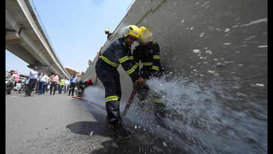 Ahead of monsoon, city conducts flood mock drill at key waterlogging hotspots