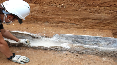 Archaeologists discover elite Roman woman buried in a sealed lead coffin with rare treasures