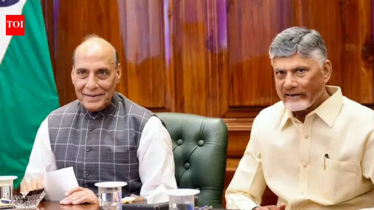 Rajnath, CM Naidu lay foundation stone for AMCA combat aircraft project in Andhra