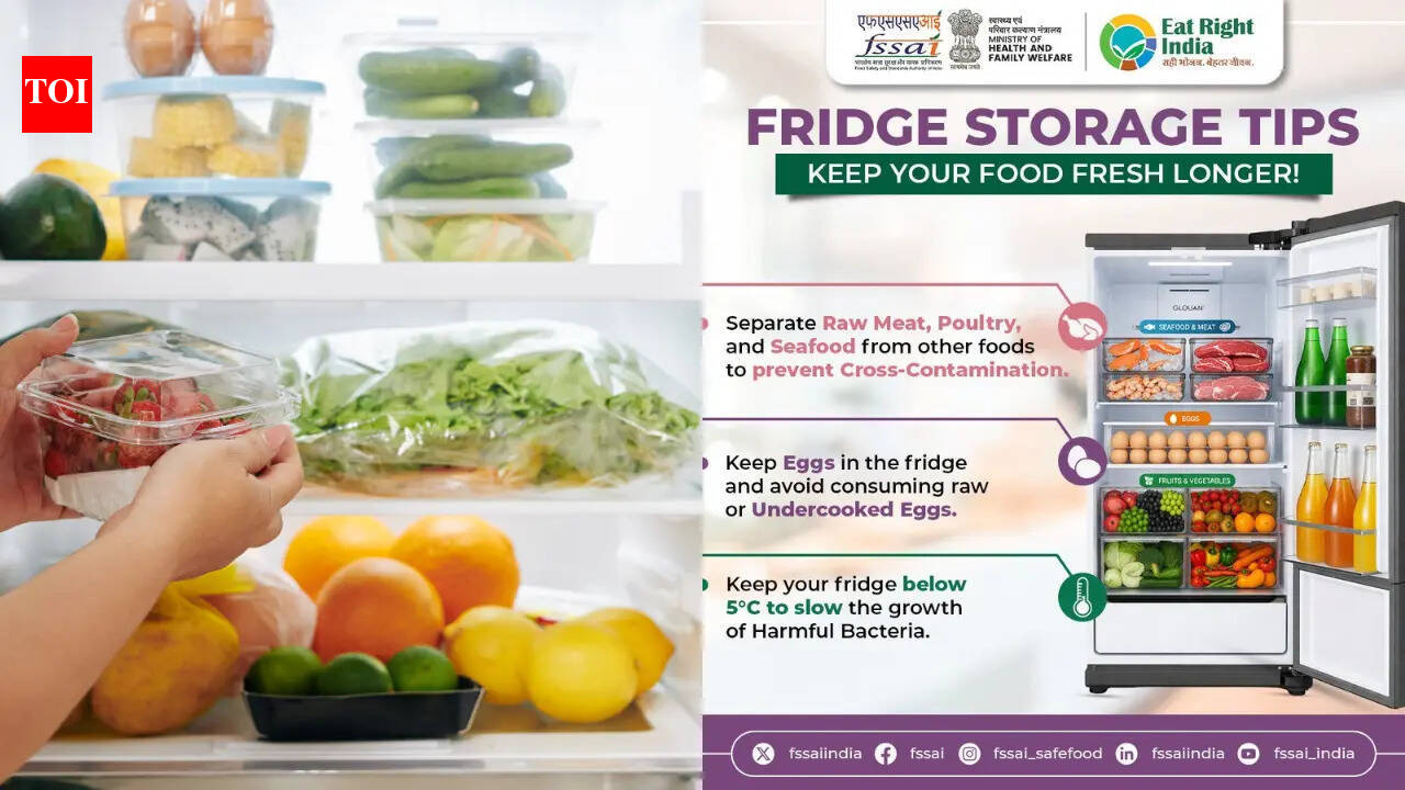 FSSAI issues fridge food storage safety tips for summer months