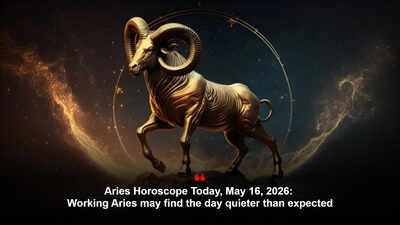 Aries Horoscope Today, May 16, 2026: Working Aries may find the day quieter than expected