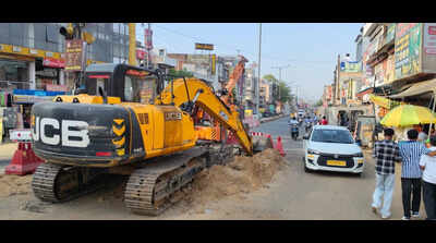 Traffic resumes on Khatipura Road, to run on single flank in phases
