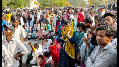 Workers’ protest over irregular wages spread across Haridwar’s Sidcul area