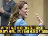 Why did Kate Middleton call herself &lsquo;Catarina&rsquo;? Royal&rsquo;s Italy visit sparks attention