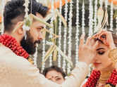 Mouni keeps wedding pictures with Suraj on socials