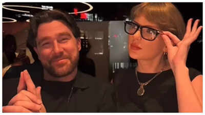 Taylor Swift and Travis Kelce are all smiles on their NYC dinner date amid wedding prep - WATCH