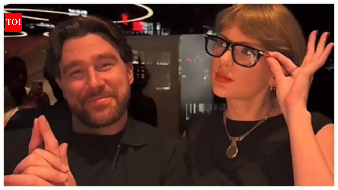 Taylor and Travis are all smiles on NYC dinner date - WATCH