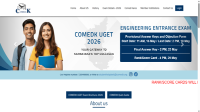 COMEDK UGET 2026 answer key released at comedk.org: Check direct link, steps to raise objections here.