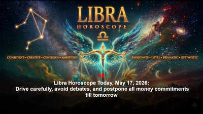 Libra Horoscope Today, May 17, 2026: Drive carefully, avoid debates, and postpone all money commitments till tomorrow