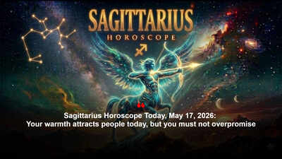 Sagittarius Horoscope Today, May 17, 2026: Your warmth attracts people today, but you must not overpromise