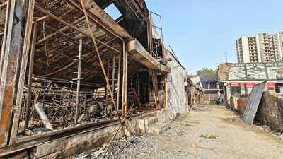 Noida furniture market fire: Traders count losses, allege fire engines came 40 mins late