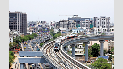 On track: Ahmedabad-Gandhinagar Metro finally gets night mode