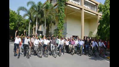 SGPGI cyclothon upholds fuel saving