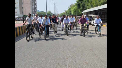 SGPGI cyclothon upholds fuel saving