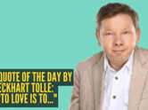 Love quote of the day by Eckhart Tolle: &ldquo;To love is to..."