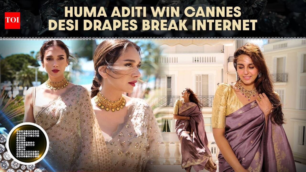 Huma Qureshi, Aditi Rao Hydari Rule Cannes 2026 As Their Saree Looks ...